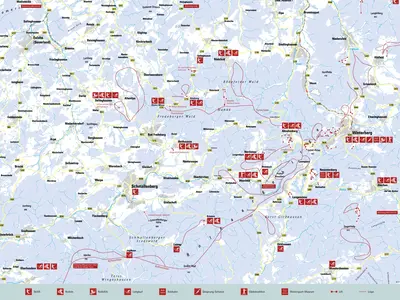 Pistenplan Bödefeld - Hunau