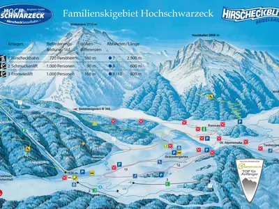 Pistenplan Hochschwarzeck