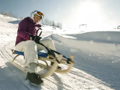 Rodler in Hochschwarzeck © Hochschwarzeck Bergbahn GmbH