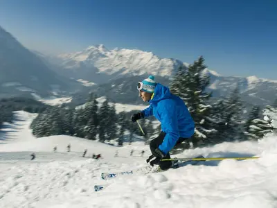 Skifahrer © Hochschwarzeck Bergbahn GmbH
