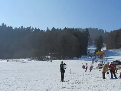 Blick auf den Skilift Sachrang © Manfred Danner / Tourist-Info Sachrang