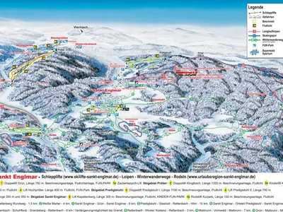 Pistenplan Pröller Skidreieck