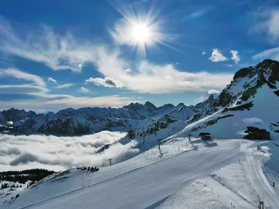 Luftbild der Kanzelwand © Oberstdorf/Kleinwalsertal Bergbahnen