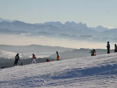 Bergpanorama von der Piste aus © Eschacher Liftbetriebe
