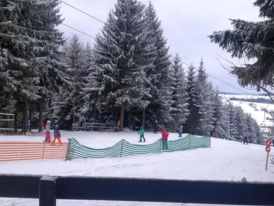 Blick auf das Kinderareal am Schießberg © Wintersportverein Crottendorf