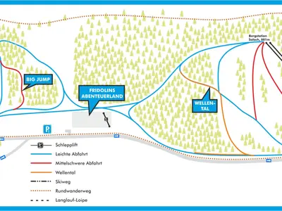 Pistenplan Wintersport-Arena Holzelfingen