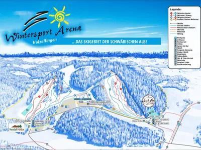 Pistenplan Wintersport-Arena Holzelfingen