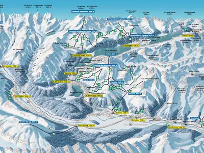Pistenplan St. Moritz - Engadin