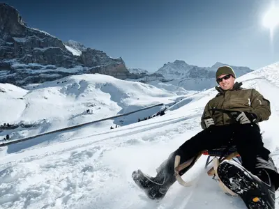 Eiger Run Schlittelfahrt © Jungfrau Ski Region