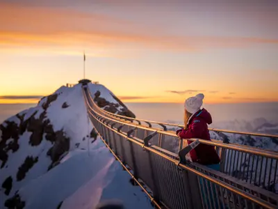 Peak Walk am Glacier 3000 © Gstaad Saanenland Tourismus