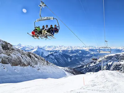 Sesselbahn im Skigebiet Torrent © Leukerbad 365