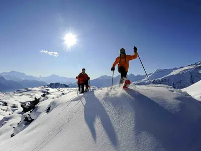 Schneeschuhwandern © Wallis Tourismus
