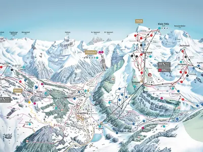 Pistenplan Engelberg Titlis