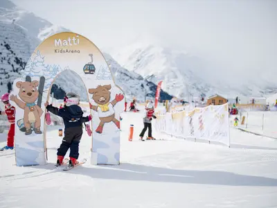 Kind in der Matti Kids Arena © Andermatt-Sedrun Sport AG