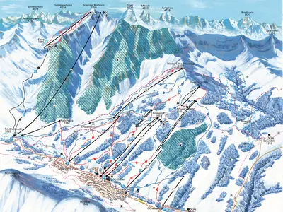 Pistenplan Sörenberg