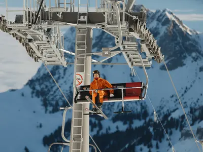 Sessellift im Skigebiet Brienzer Rothorn Eisee in Sörenberg © Yannick Röösli