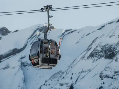 Seilbahn im Skigebiet Dorf in Sörenberg © Yannick Röösli