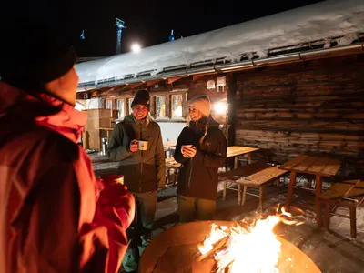 Abend-Apéro Tschuggenhütte © Urban Engel