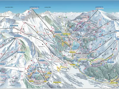 Pistenplan Arosa Lenzerheide