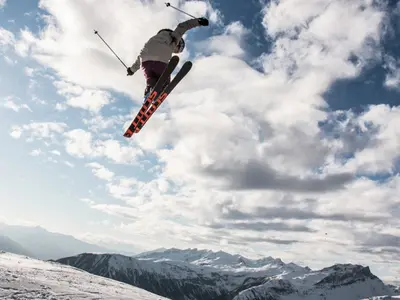 Freestyler im Jatz Park auf dem Jakobshorn © Davos Klosters
