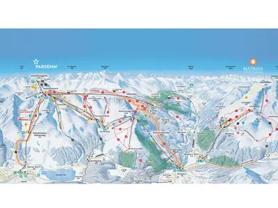 Pistenplan Davos Klosters