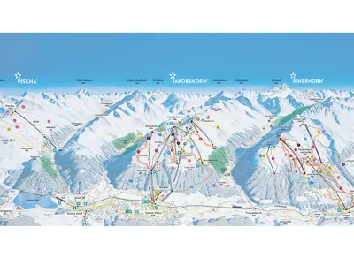 Pistenplan Davos Klosters