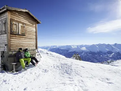Blick vom Péz Ault in Disentis © Graubünden Ferien Schlumpf Stephan