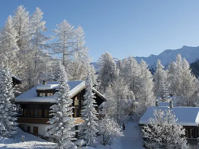Bellwald im Winter © Etat du Valais / François Perraudin