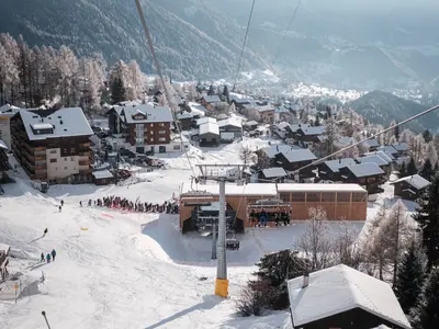 Blick auf die Talstation Bellwald © PASCAL GERTSCHEN