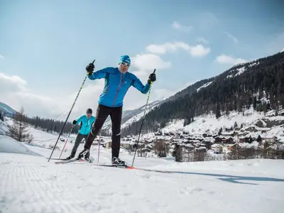 Im Lötschentakl stehen 24 km klassische bzw. Skating Loipen zur Verfügung © Lötschental Marketing AG