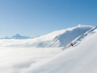 Skifahren auf der Lauchernalp © Valais / Wallis Promotion Simon Starkl