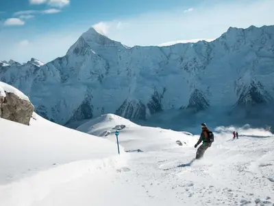 Das Lötschental ist bekannt für sehr große Schneemengen © Lötschental Marketing AG