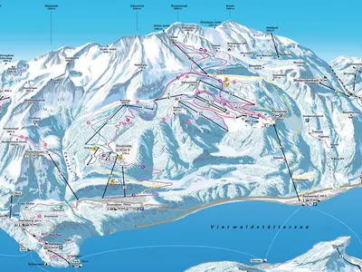 Pistenplan Klewenalp-Stockhütte