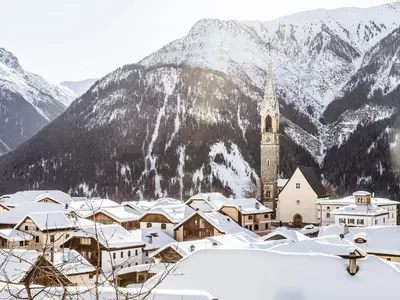 Blick auf Sent © Bergbahnen Scuol / Andrea Badrutt