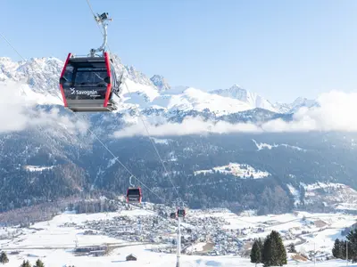 Gondelbahn im Skigebiet Savognin © Tourismus Savognin Bivio Albula AG/Mattias Nutt