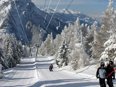 Schlepplift im Skigebiet Rosswald © Rosswald