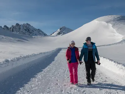 Winterwandern am Pizol © Pizolbahnen AG