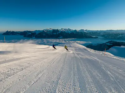 Skifahren am Pizol © Pizolbahnen AG