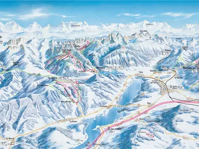 Pistenplan Schwarzsee