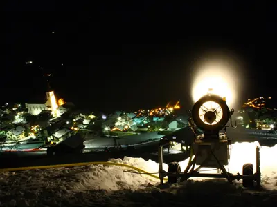 Beschneiung der Pisten  © Sportbergbahnen Eischoll