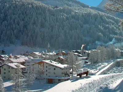 Blick auf das Dorf Saas-Almagell © PHOTOPRESS/Saas-Fee