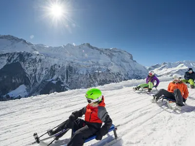 Rodelbahn in Elm © Sportbahnen Elm