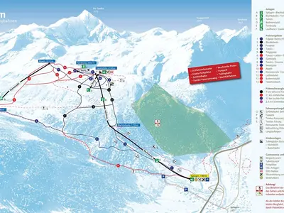 Pistenplan Splügen
