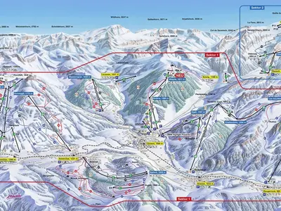 Pistenplan Château d'Oex