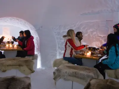 Fondue Iglu © PHOTOPRESS/Adelboden