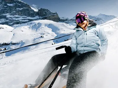 Eiger Run Schlittenbahn © Jungfrau Ski Region