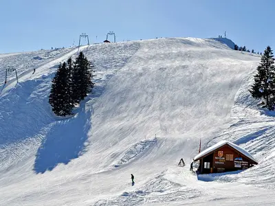Blick auf eine Piste beim Skiclub Rigi © Rigi Bahnen AG