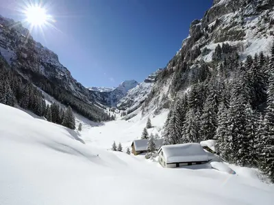 Winterlandschaft am Kerenzerberg © Kerenzerberg Tourismus