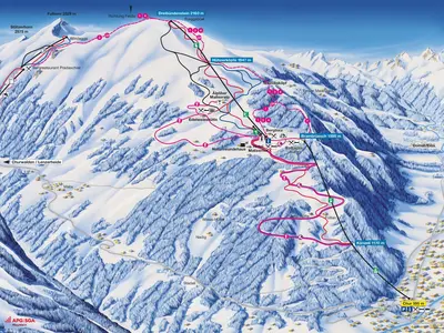 Pistenplan Chur - Brambrüesch