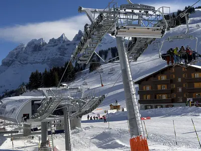 Sessellift in Champéry © Etat du Valais / François Perraudin